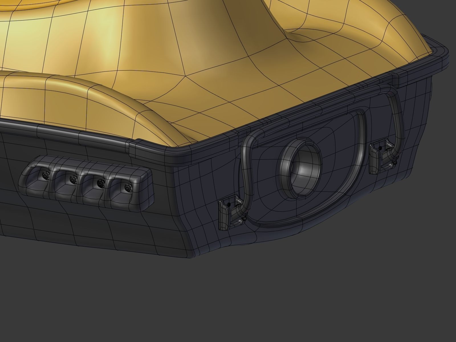 Cartoon Jet Ski Low-poly 3D model_18