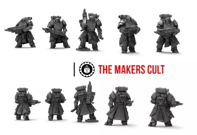 Black Knights - Crusader Squad 3D print model