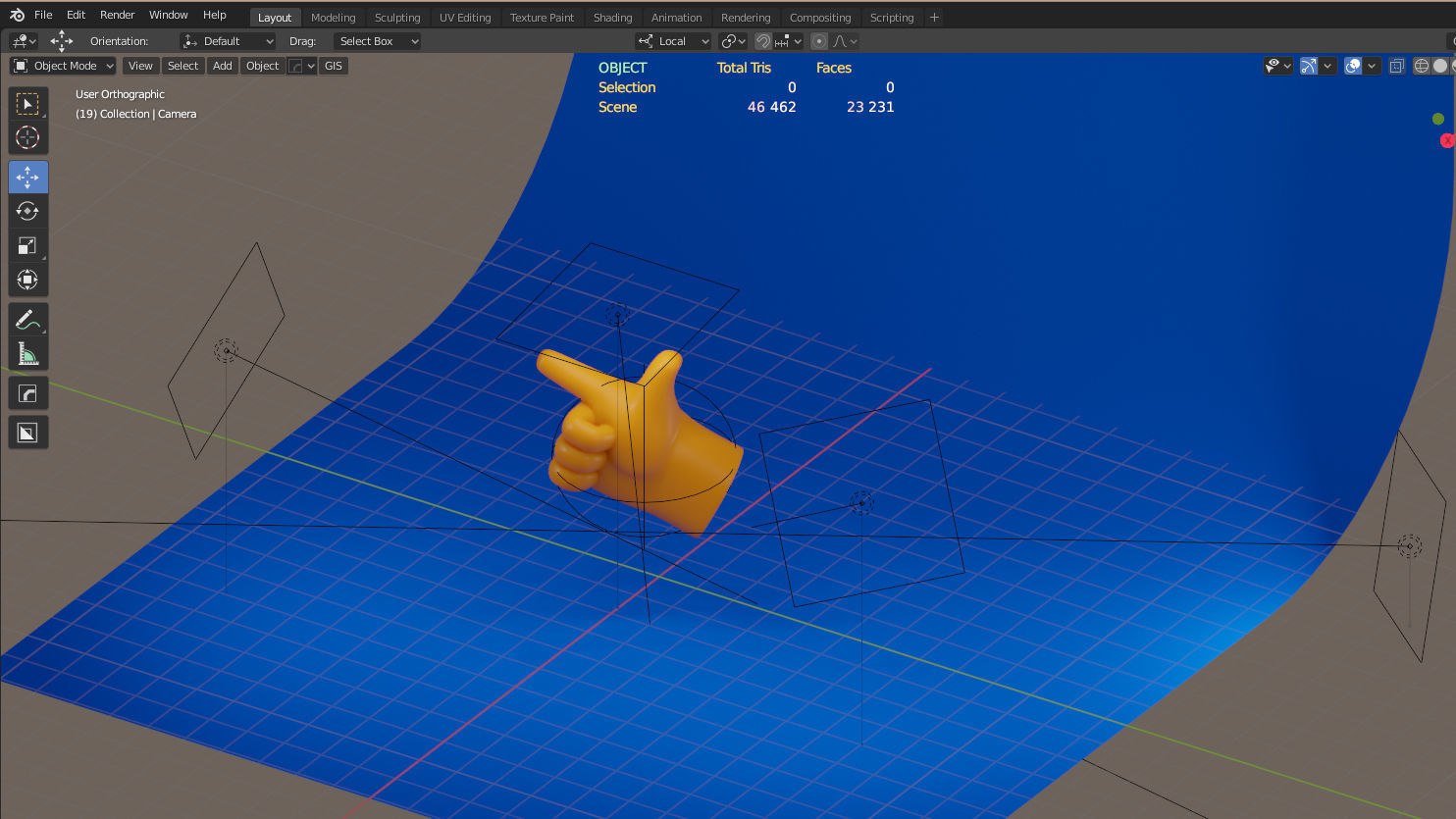 Backhand Index Finger Pointing 3D model_16