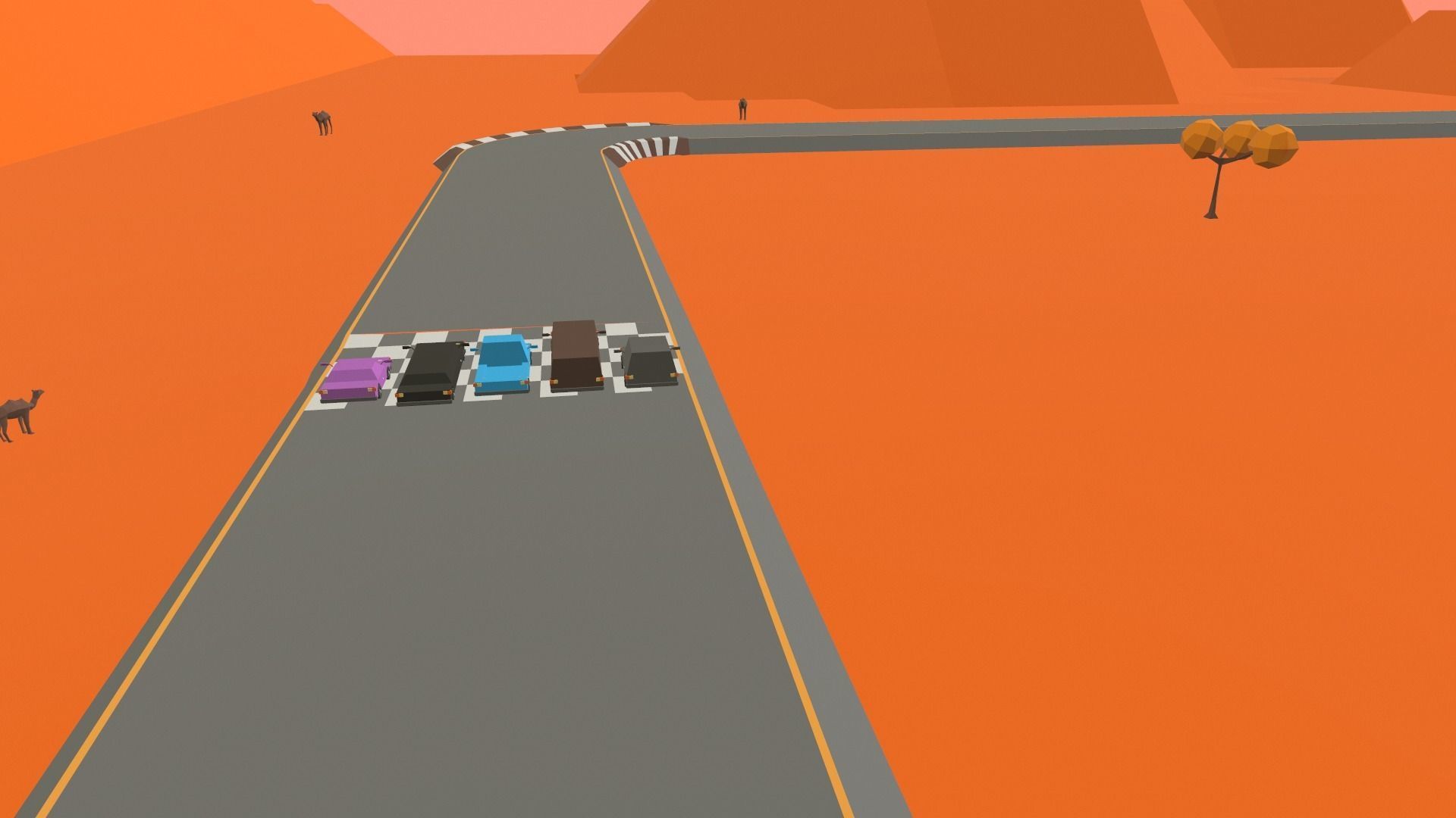 Race Track - 02 Low-poly 3D model_4