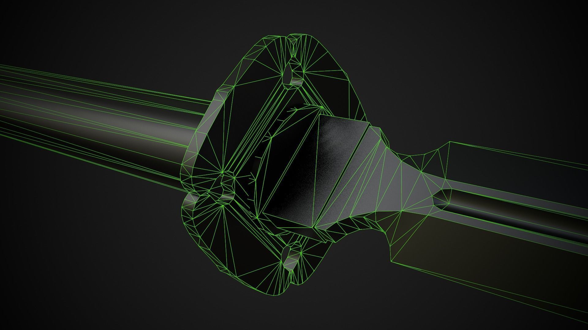 Melee Weapon Set A1 3D Model Collection_19