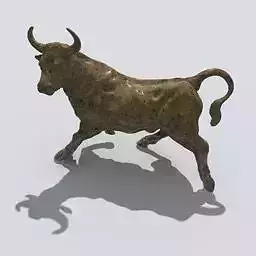 Buffalo sculpture Free 3D model