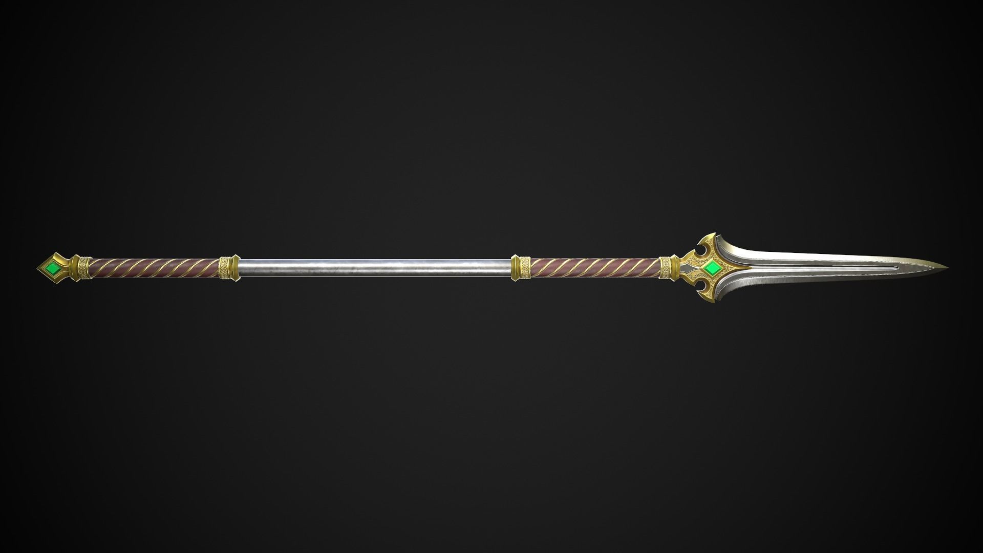 Melee Weapon Set A3 3D Model Collection_20