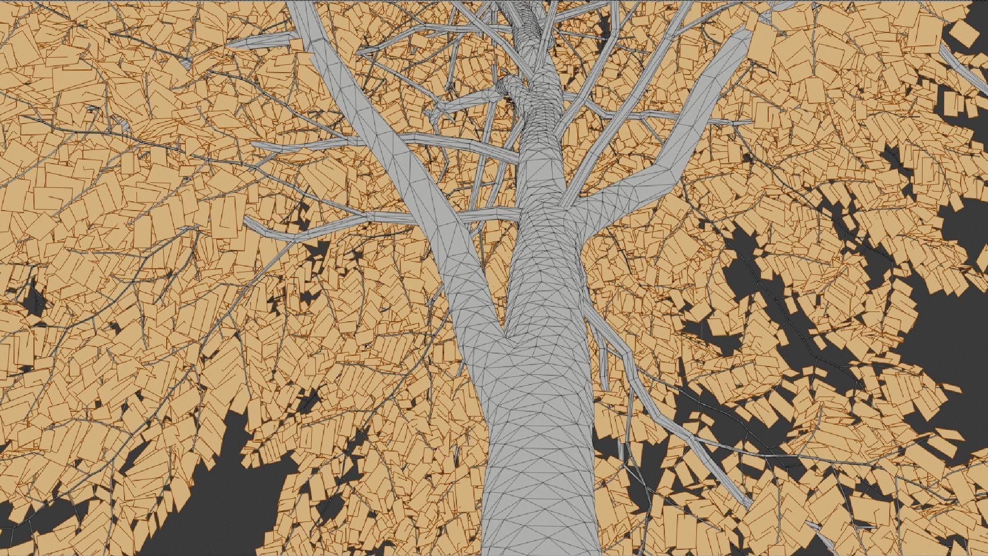 Black Locust Trees Free 3D model_8
