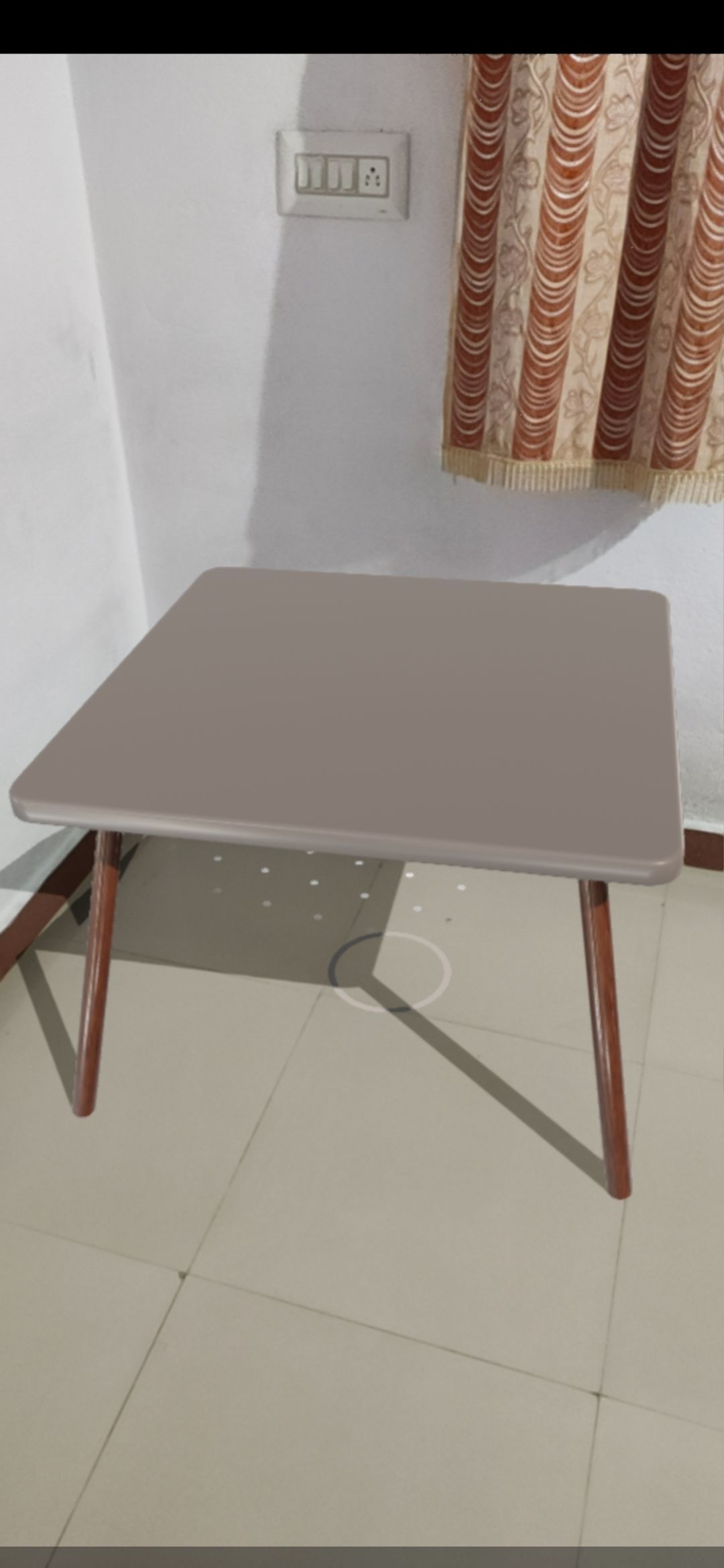 Squar Kids Table Low-poly 3D model_39