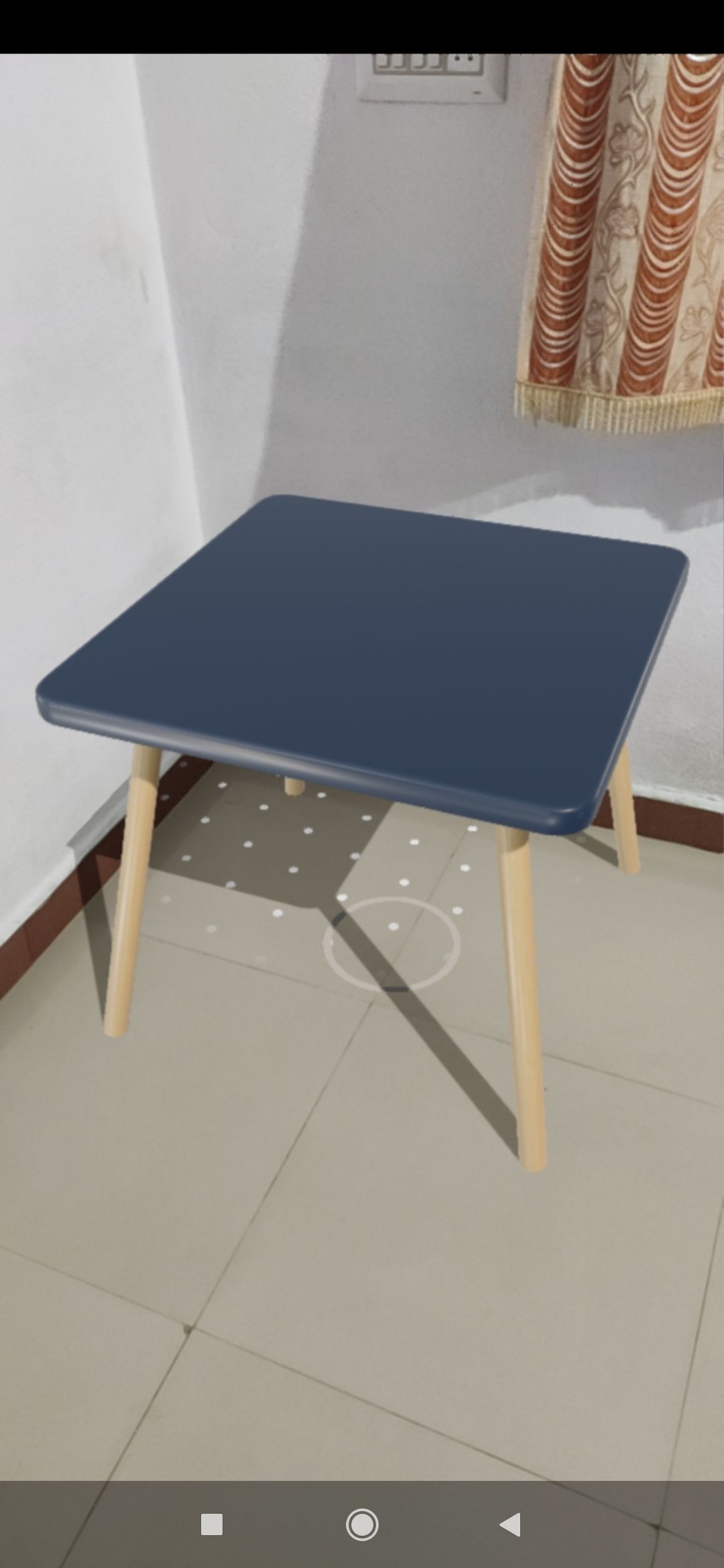 Squar Kids Table Low-poly 3D model_40