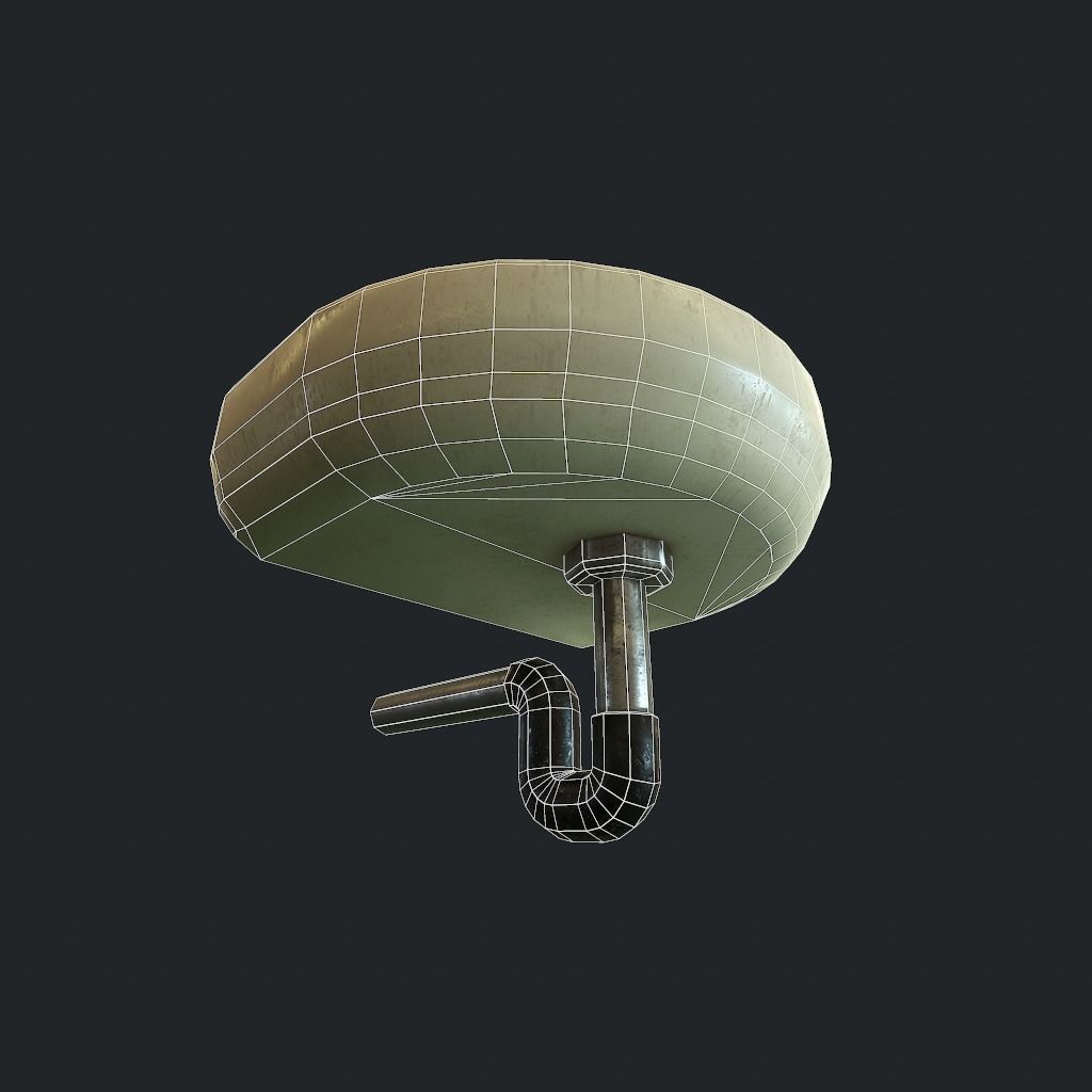Sink v2 Low-poly 3D model_11