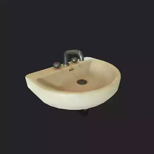 Sink v2 Low-poly 3D model Sink v2 Low-poly 3D model