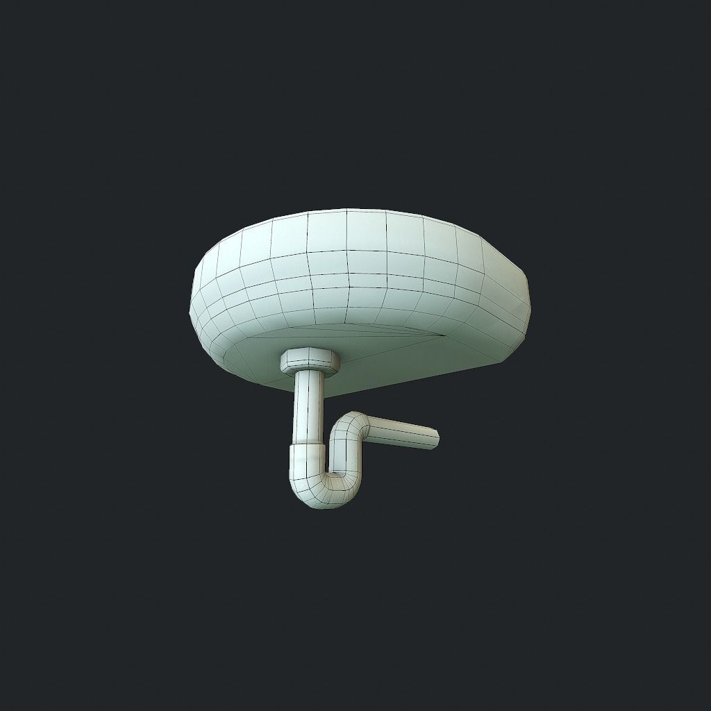 Sink v2 Low-poly 3D model_16
