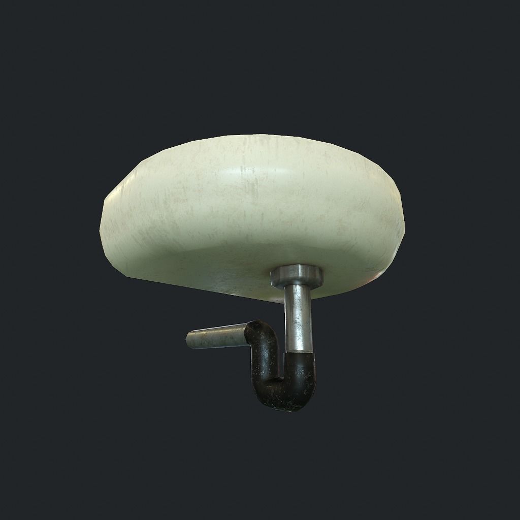 Sink v2 Low-poly 3D model_3