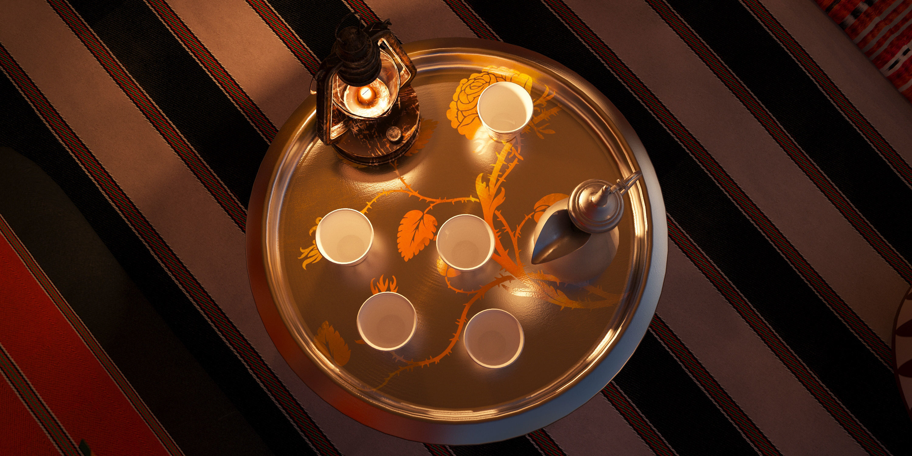 Bedouin Tent 3D model_12