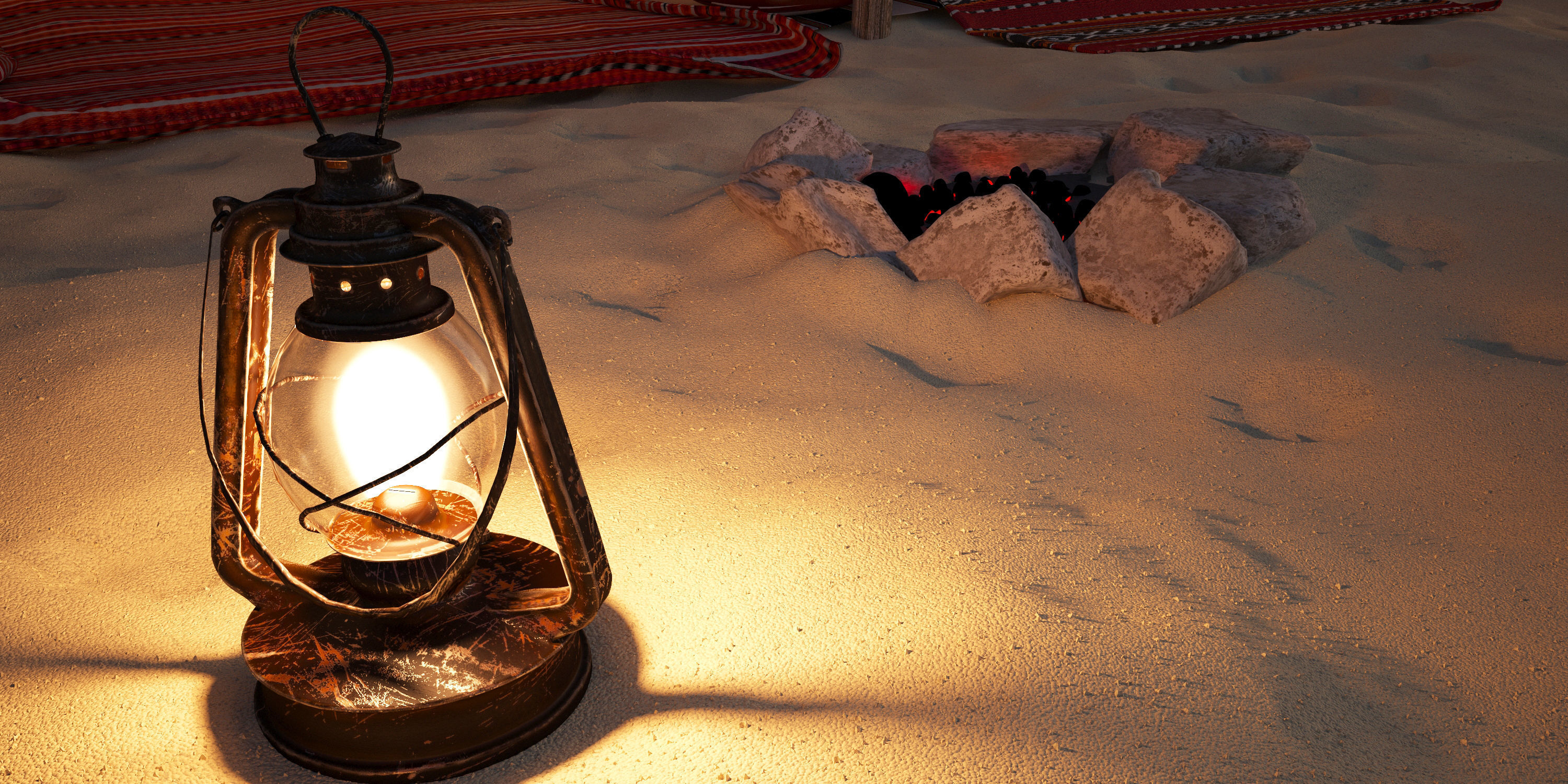 Bedouin Tent 3D model_10