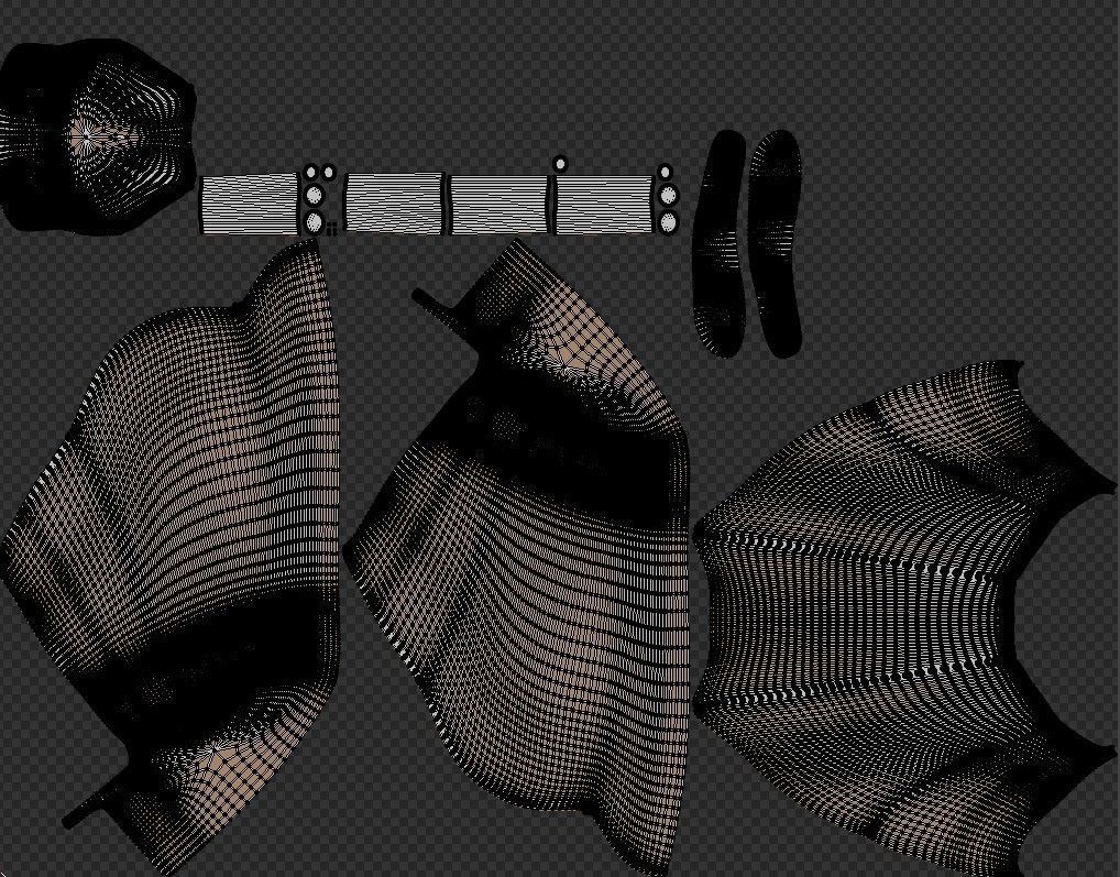 armchair Shell 3D model_16