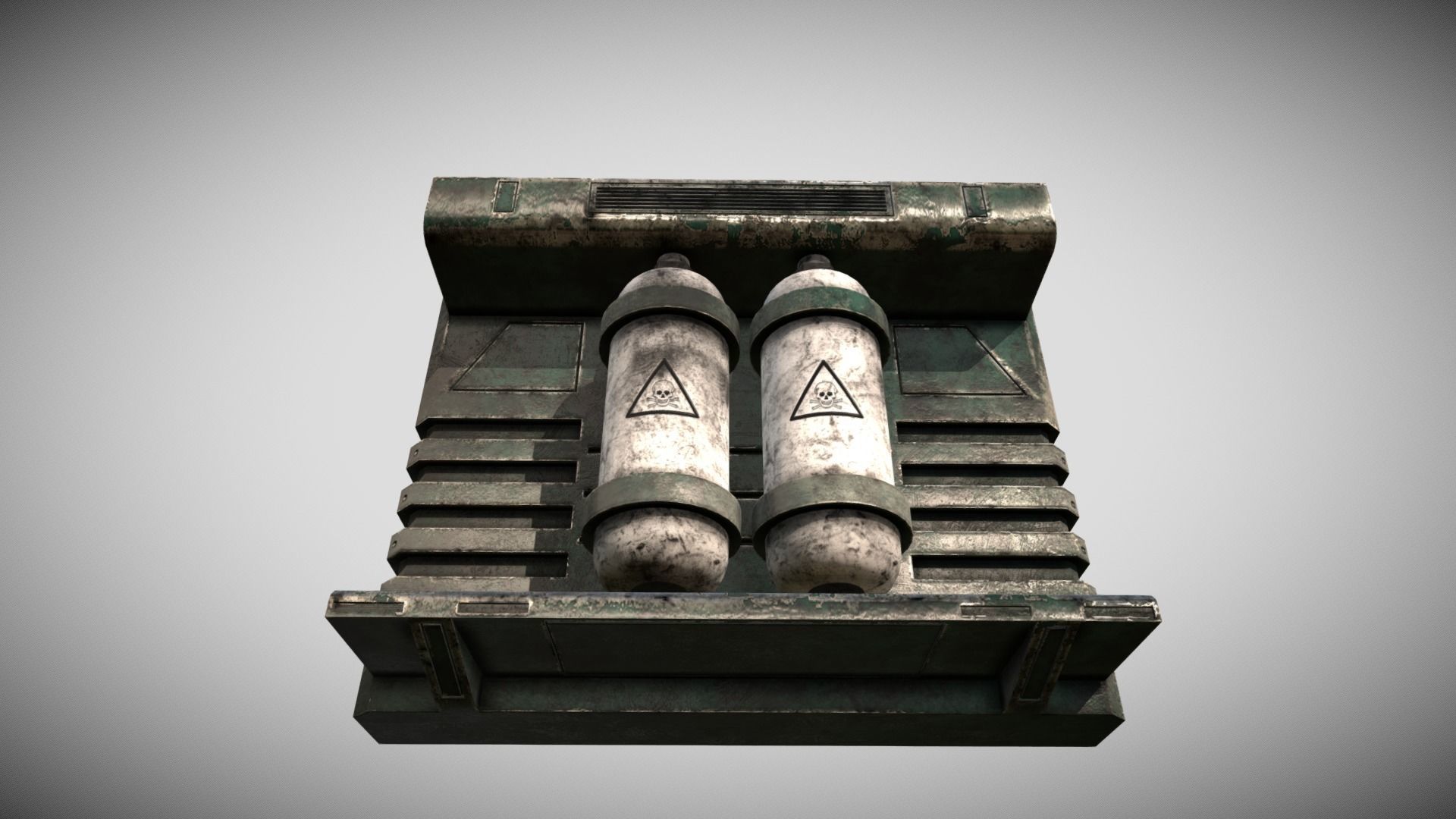 Sci-fi Panel Element Low-poly 3D model_5