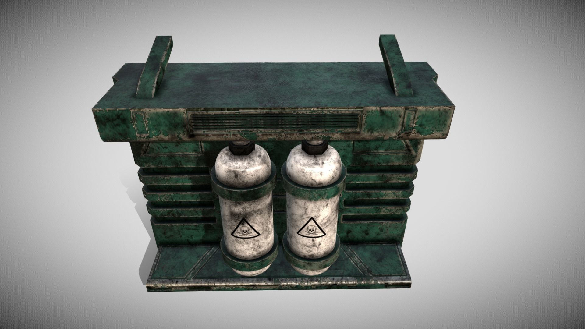 Sci-fi Panel Element Low-poly 3D model_8