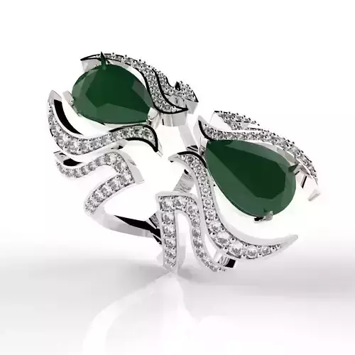 Ring Double Fire Flames