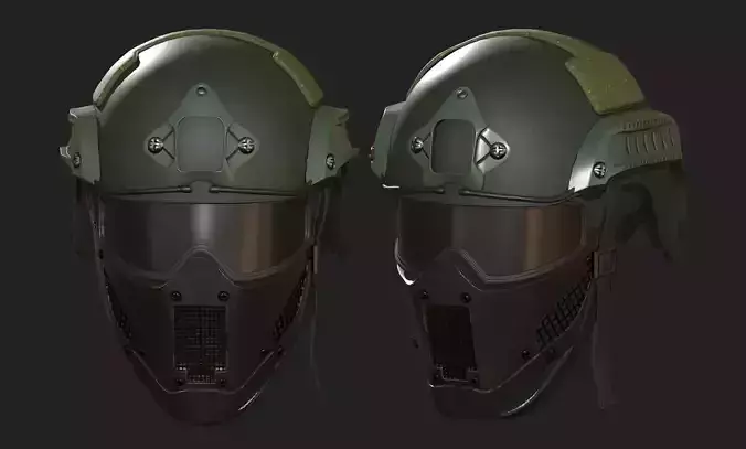 Helmet mask millitary combat soldier armor 