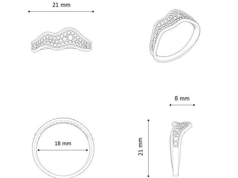 Ring Waters Way 3D print model_4
