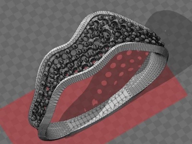 Ring Waters Way 3D print model_2