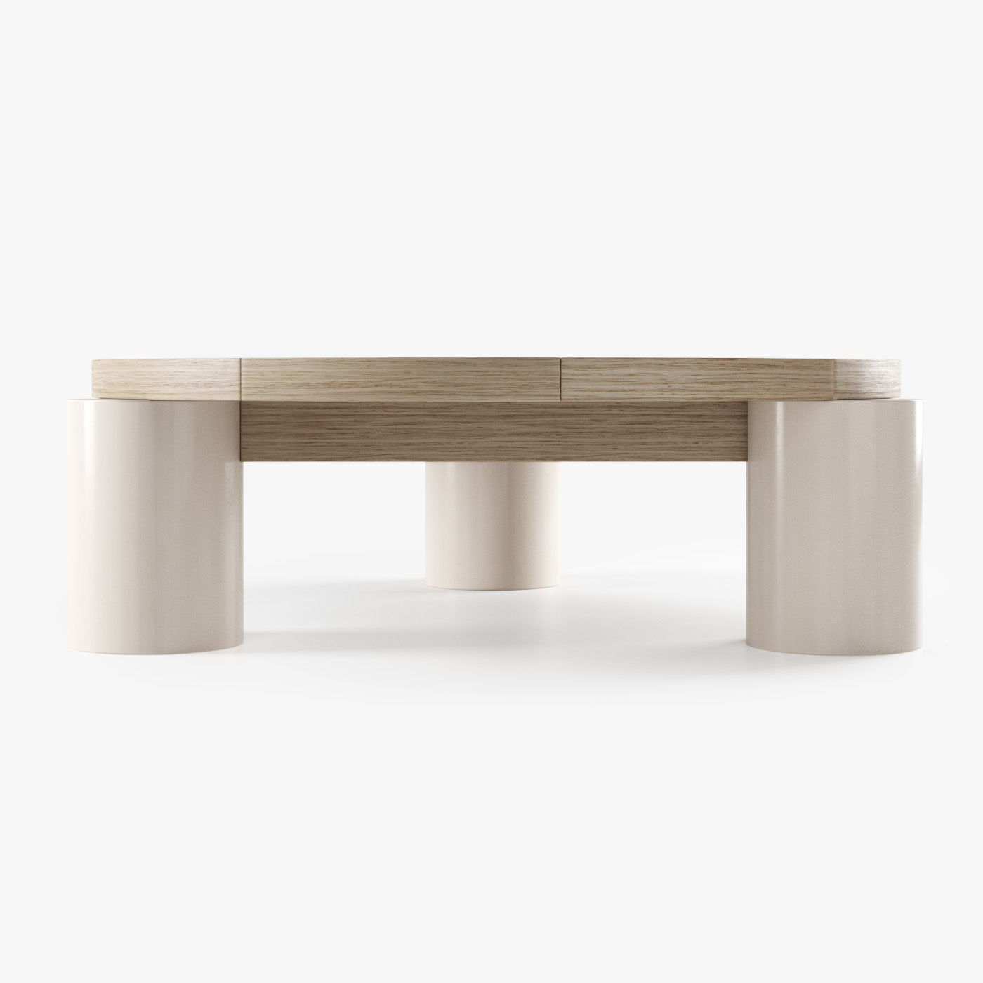 Mesa de centro - Wood coffee table 3D model_2