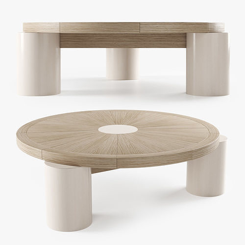 Mesa de centro - Wood coffee table 3D model