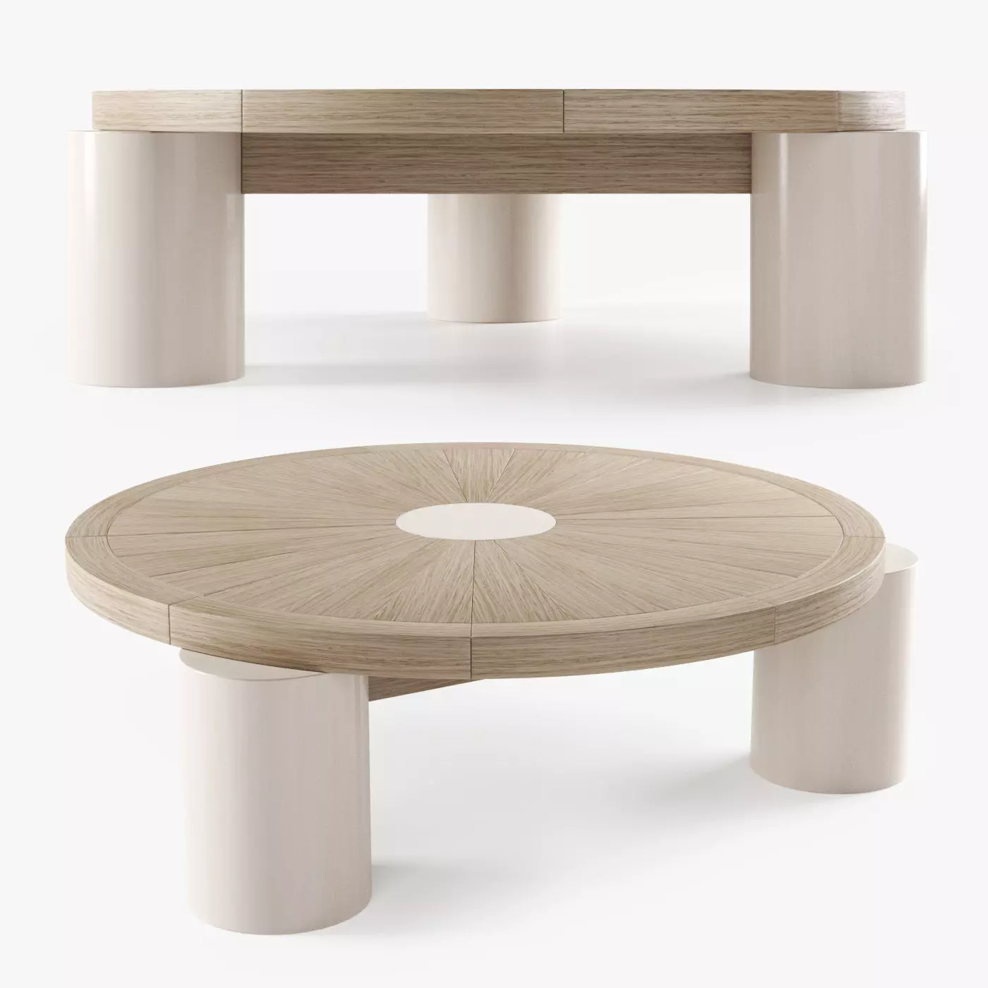 Mesa de centro - Wood coffee table 3D model_0