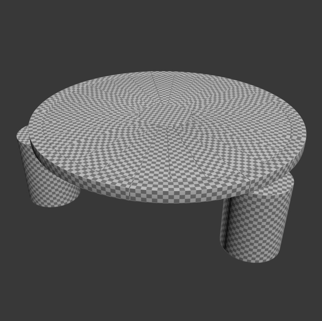 Mesa de centro - Wood coffee table 3D model_6