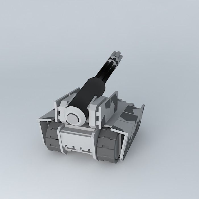 Support Robot Free 3D model_1