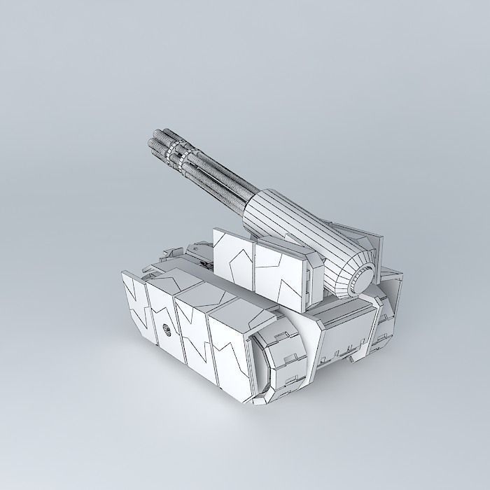 Support Robot Free 3D model_4