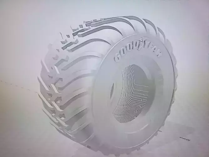 RC Monster Truck 48 inch Good Year Super Terra Tire and wheel