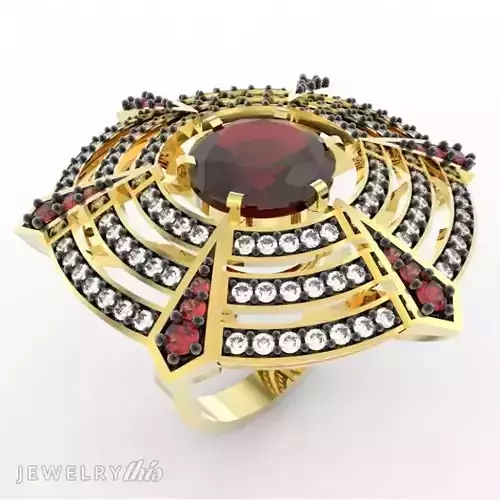 Ring Shields Rounds Fashion