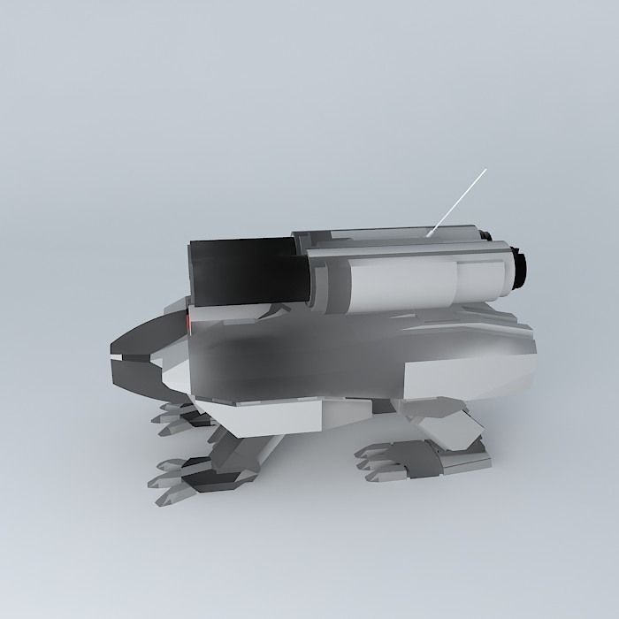 Heavy Assault robot KMU 88 Free 3D model_2