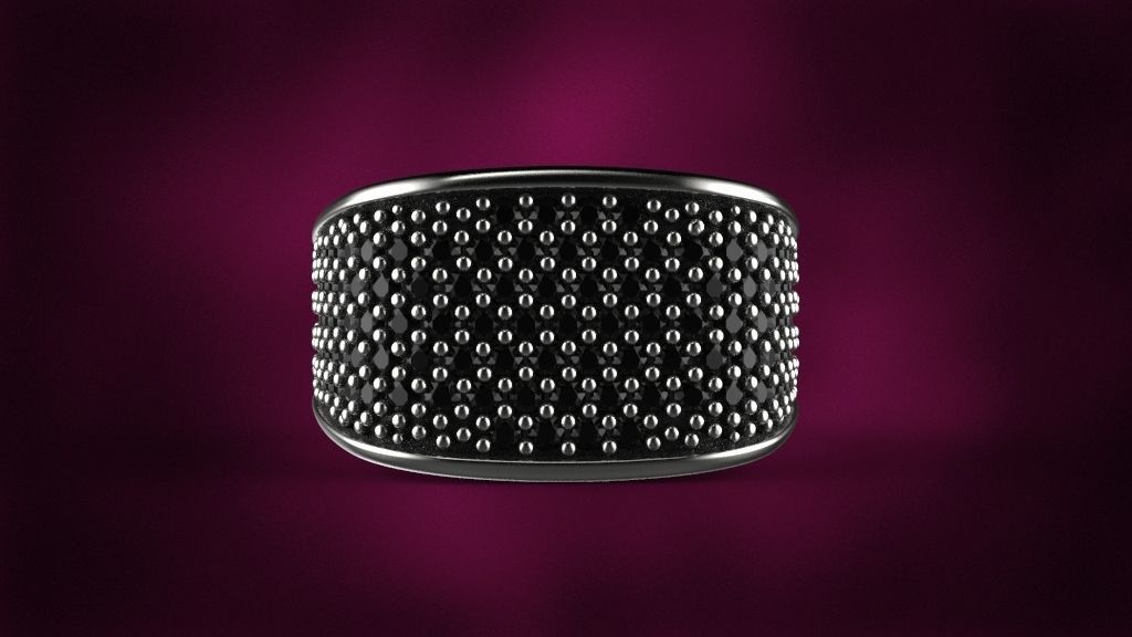 men ring 3D print model_2