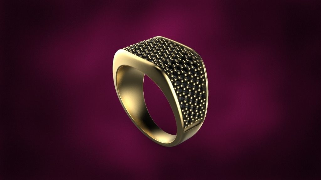 men ring 3D print model_1