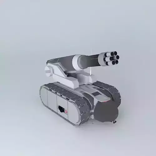 Robot gun Free 3D model