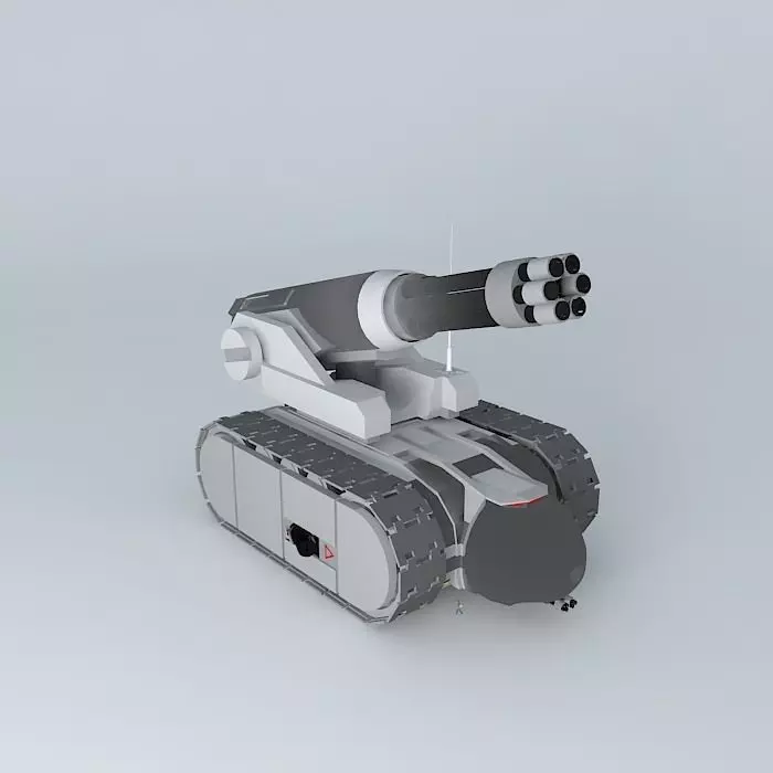 Robot gun Free 3D model_0