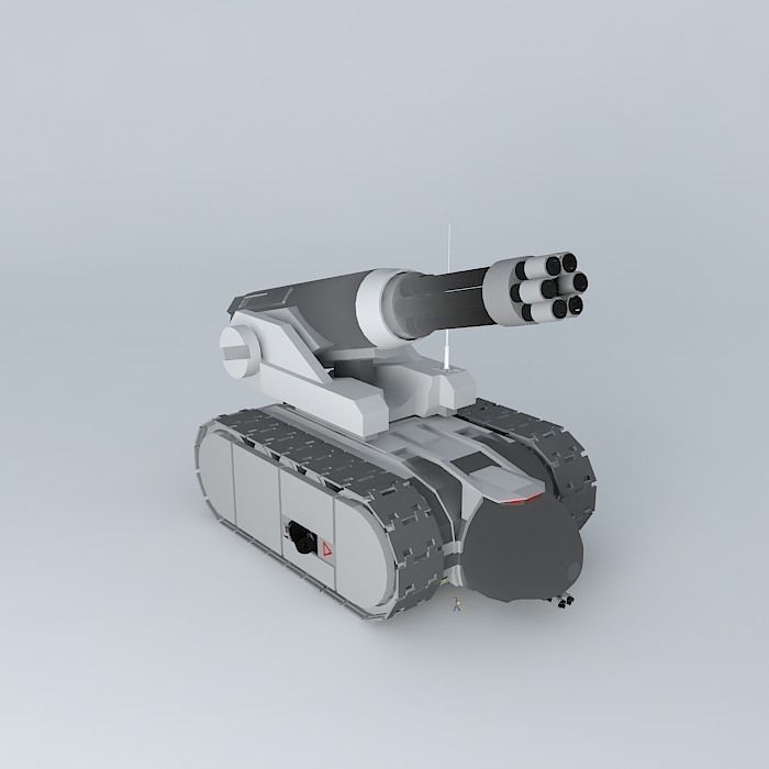 Robot gun free 3D model | CGTrader