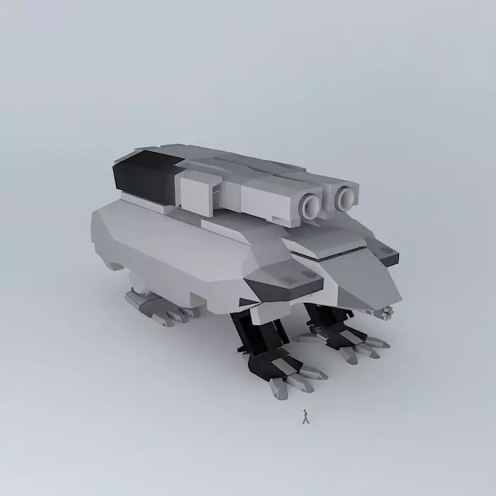 Robot lourd multiusage Free 3D model