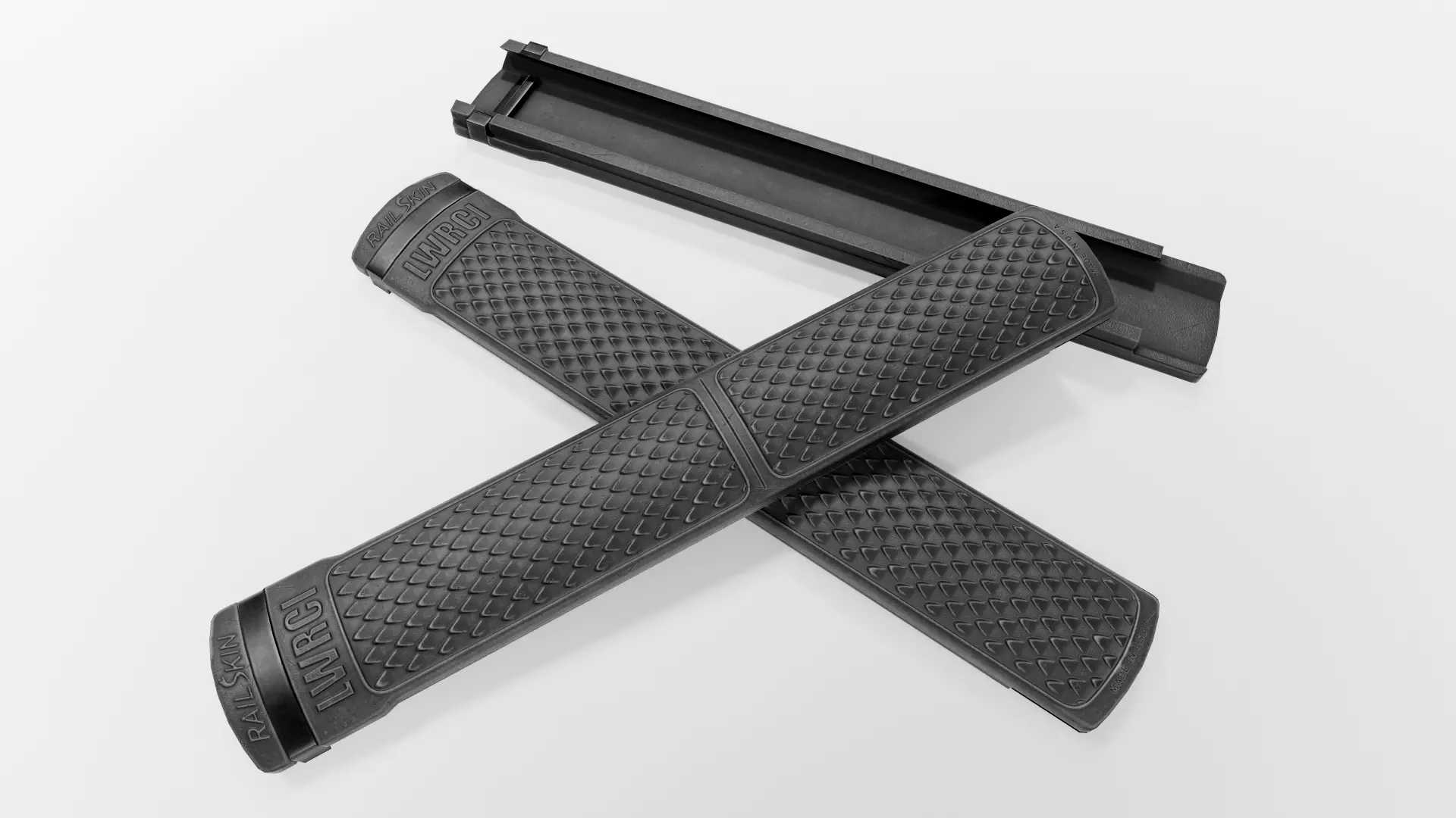 LWRCI RailSkin Picatinny Handguard Grip Panel Low-poly 3D model