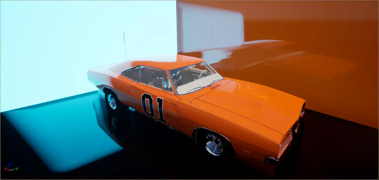 General Lee Dodge Charger 3D model