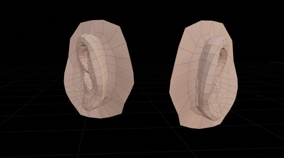 ear - component Low-poly 3D model_6