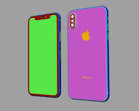 iphone x xr 3D model_0