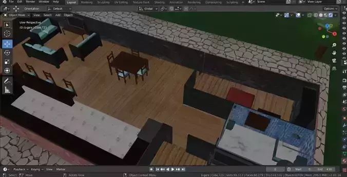 casa col 3D model
