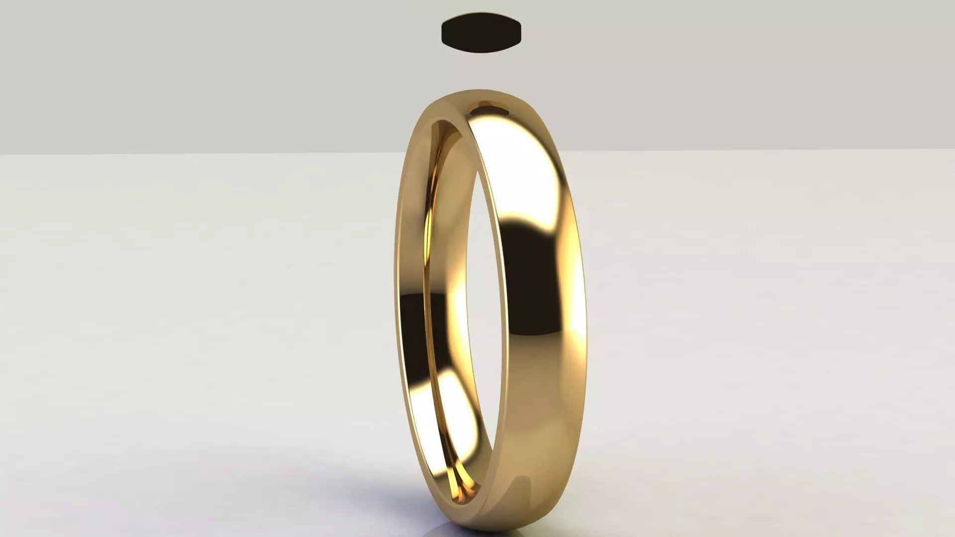 Traditional Wedding Band 3 mm Wide 3D print model