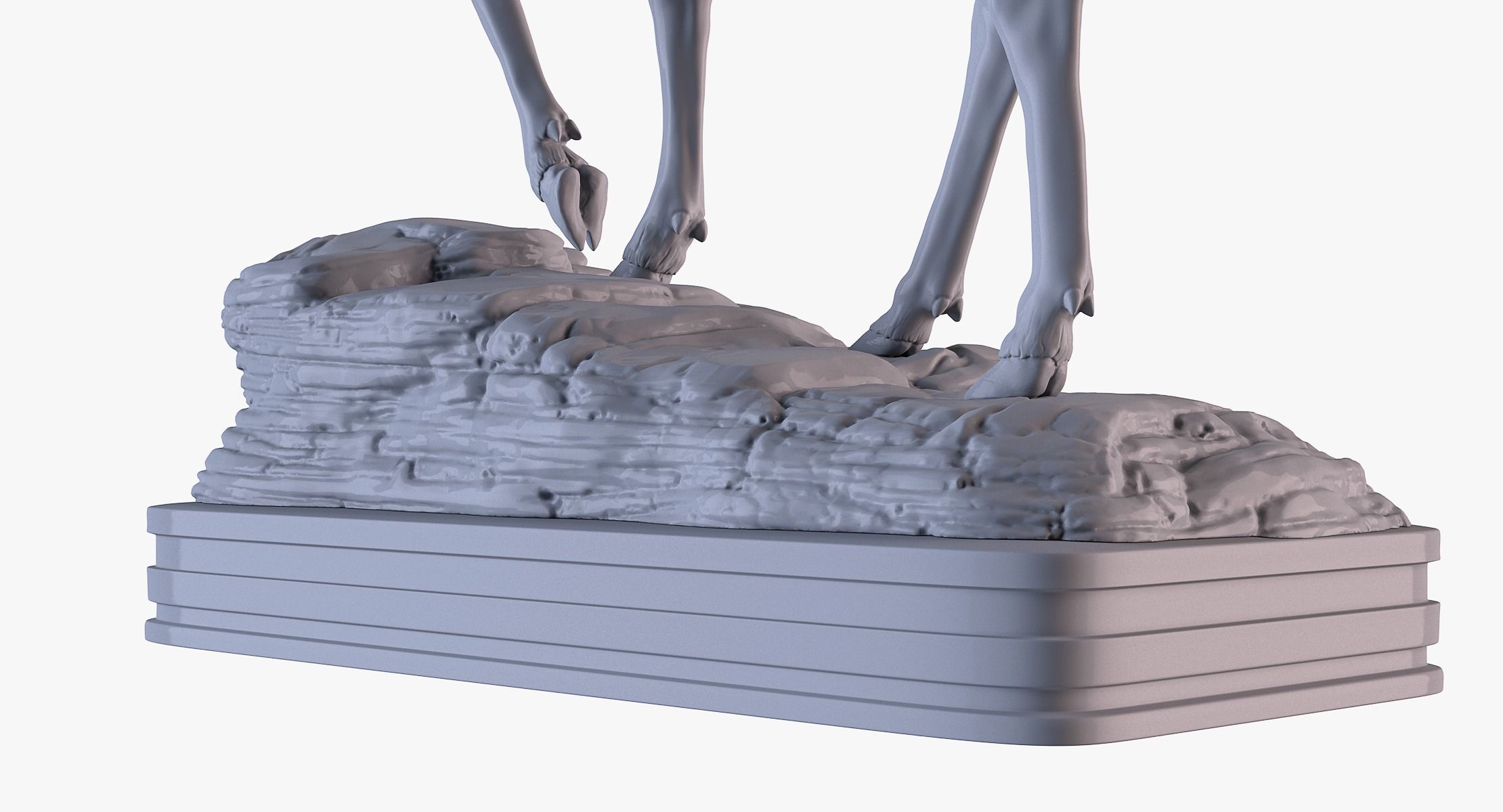 Deer Statue  3D print model_18