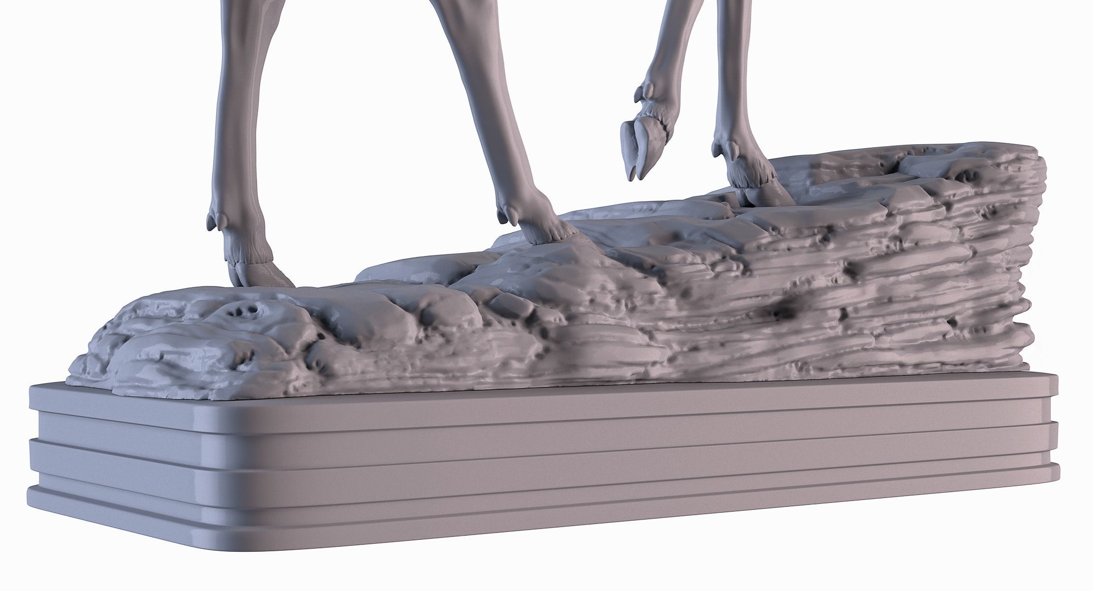 Deer Statue  3D print model_17