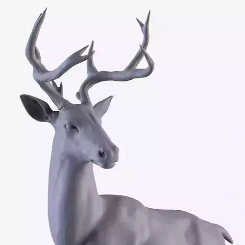 Deer Statue  3D print model