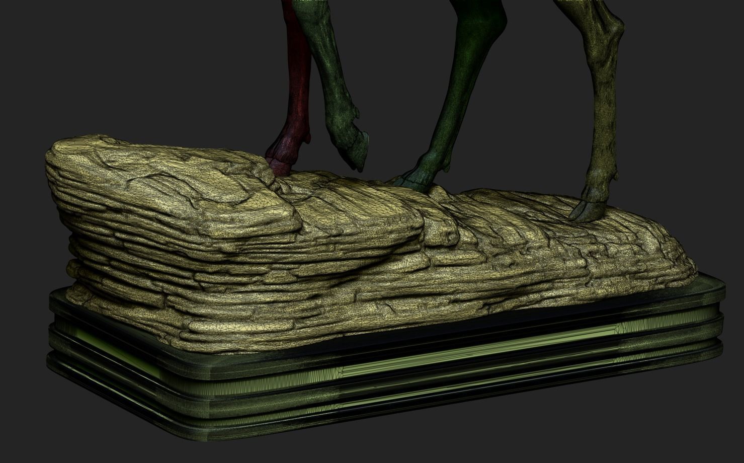 Deer Statue  3D print model_25