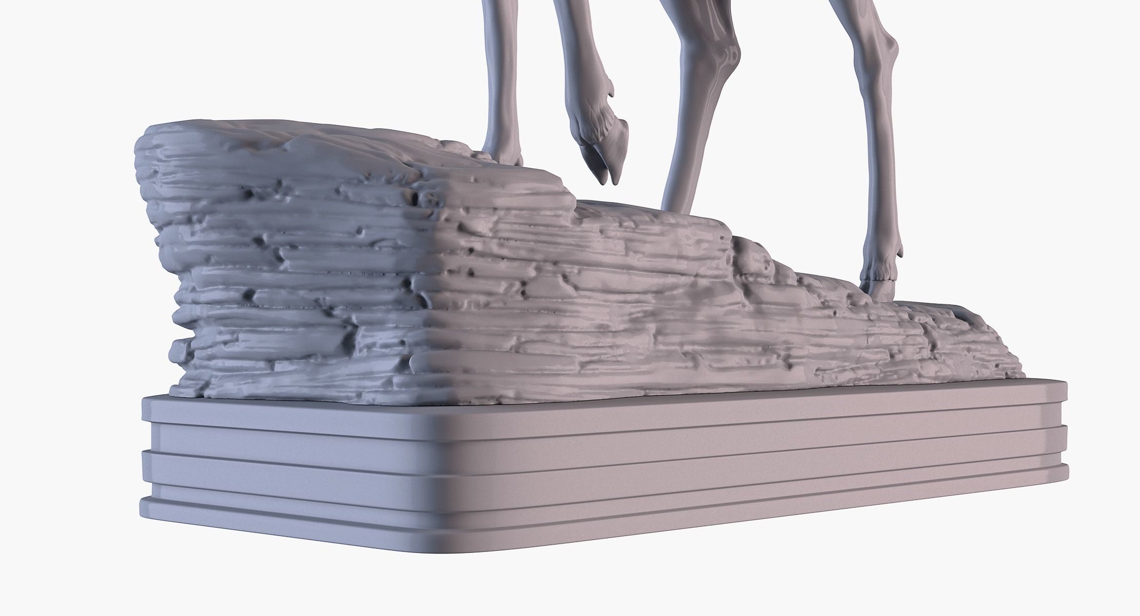 Deer Statue  3D print model_19