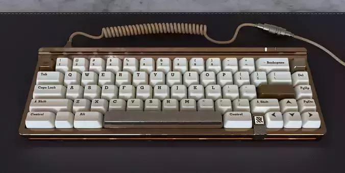 Custom Keyboard 3D model